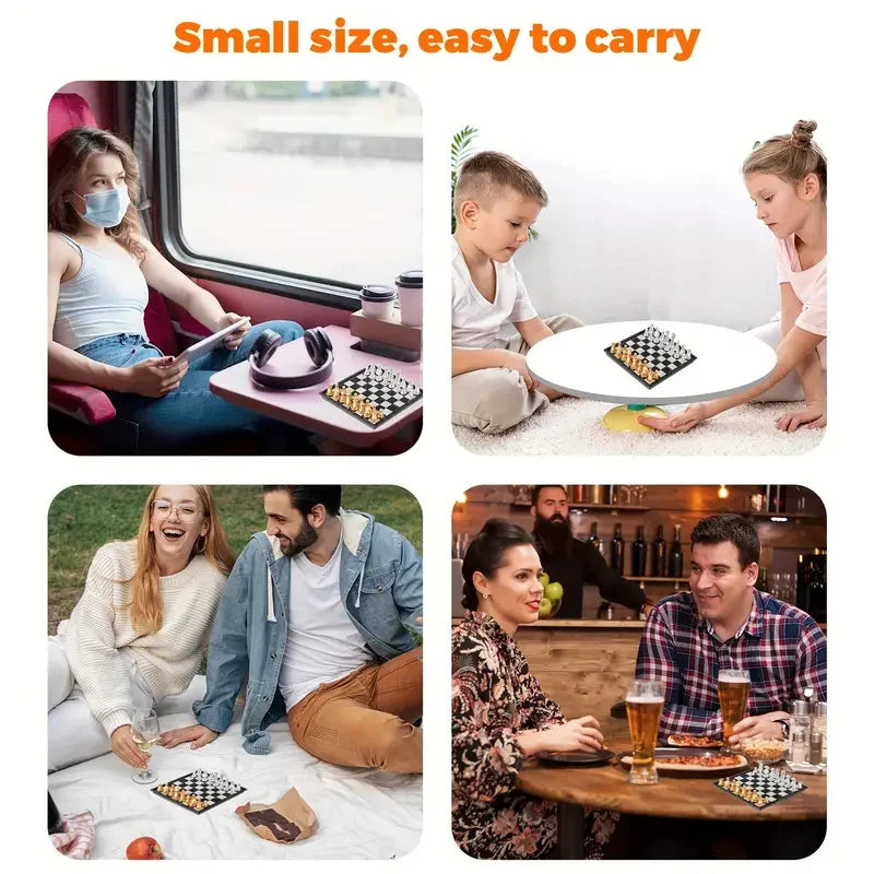 PocketMate: Mini Magnetic Chess Set