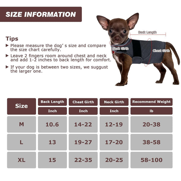Comforting Dog Hug Vest